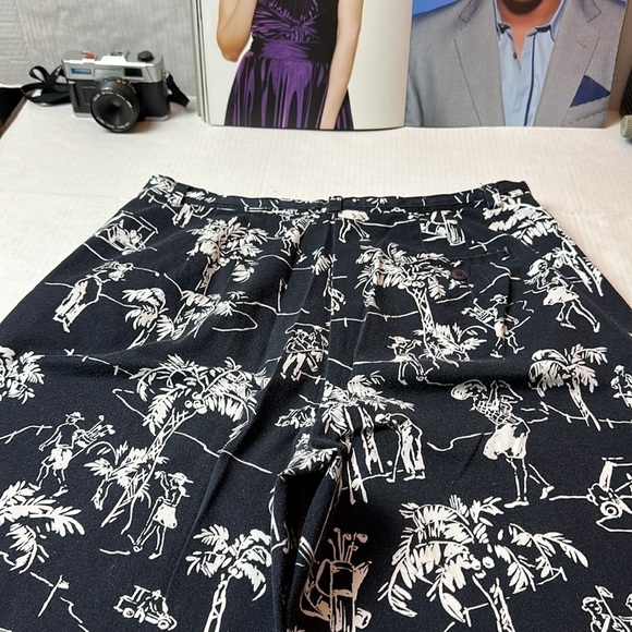 90s Talbots Palm Springs Pants 100% Cotton Resort Golf Coastal Grandmillennial - Picture 13 of 14